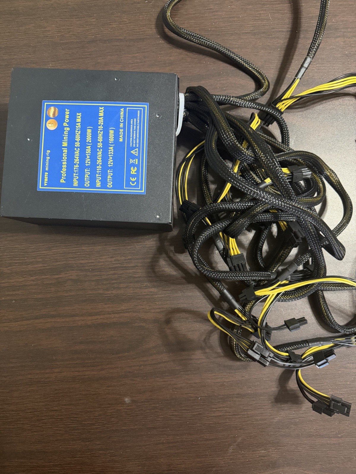 Bitcoin Merch® – 1600W 110V US Fully Modular ATX Mining Power Supply