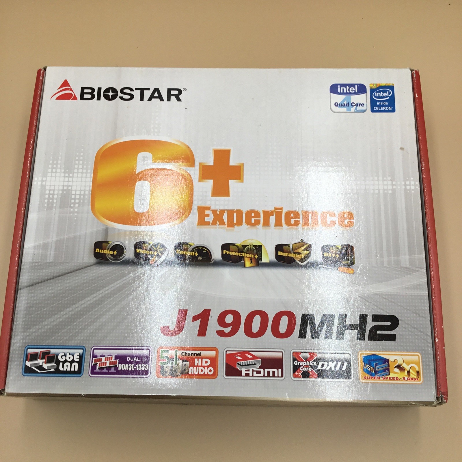 BIOSTAR J1900MH2 VER:6.1 Intel Celeron J1900 Quad-Core CPU mATX DDR3 Motherboard