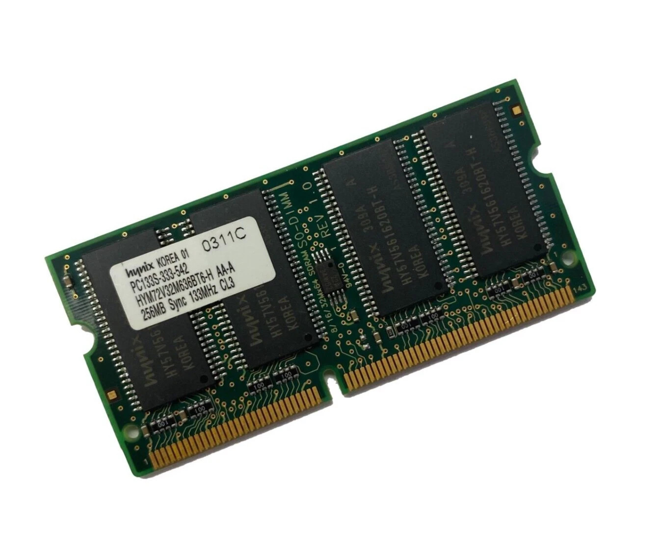 Hynix 256MB PC133 CL3 SDRAM SODIMM 144pin Laptop Memory HYM72V32M636BT6-H