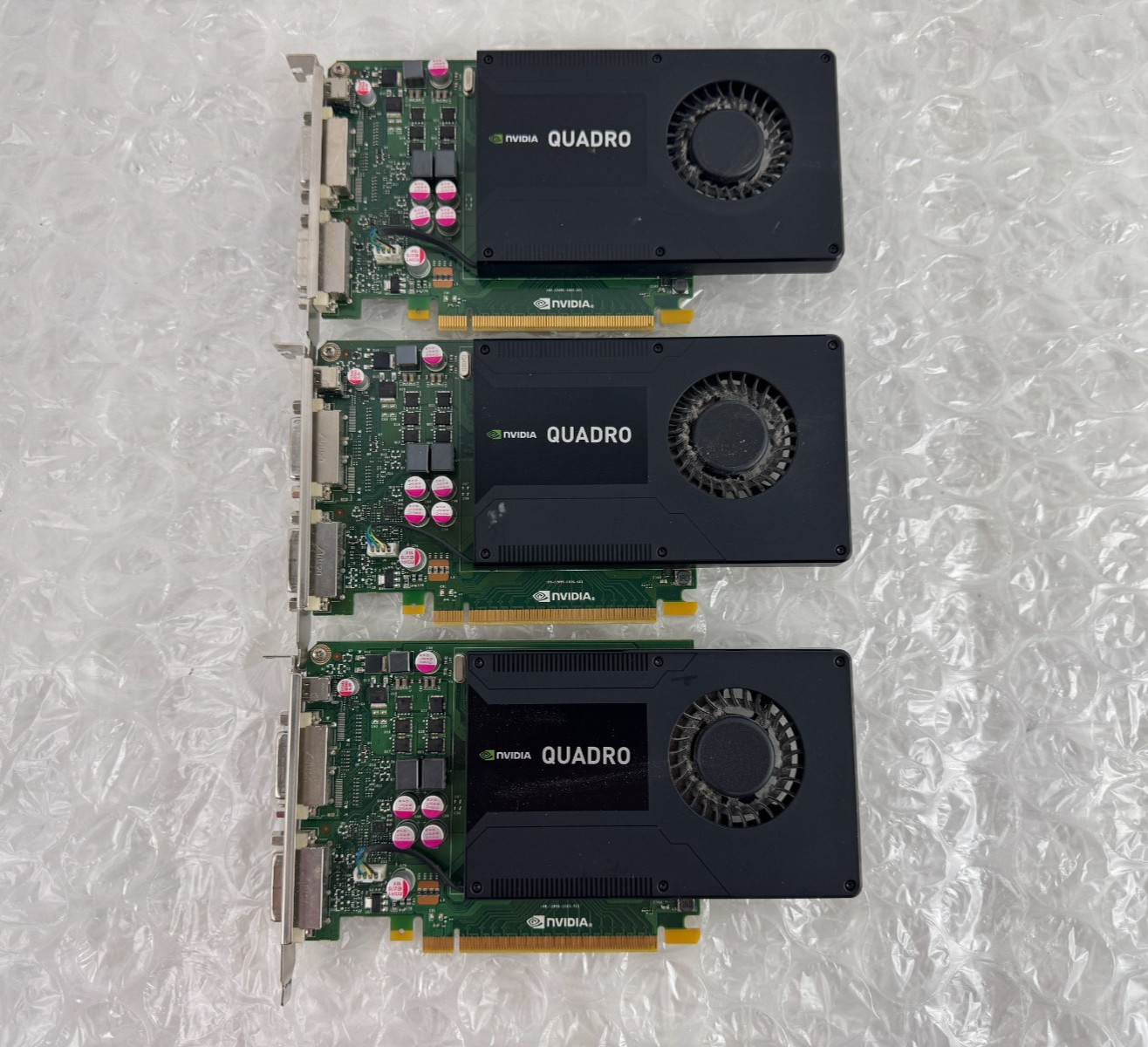 Lot 3 NVIDIA Quadro K2000D 2GB GDDR5 Graphics Card 2x DVI / 1x Mini-DisplayPort