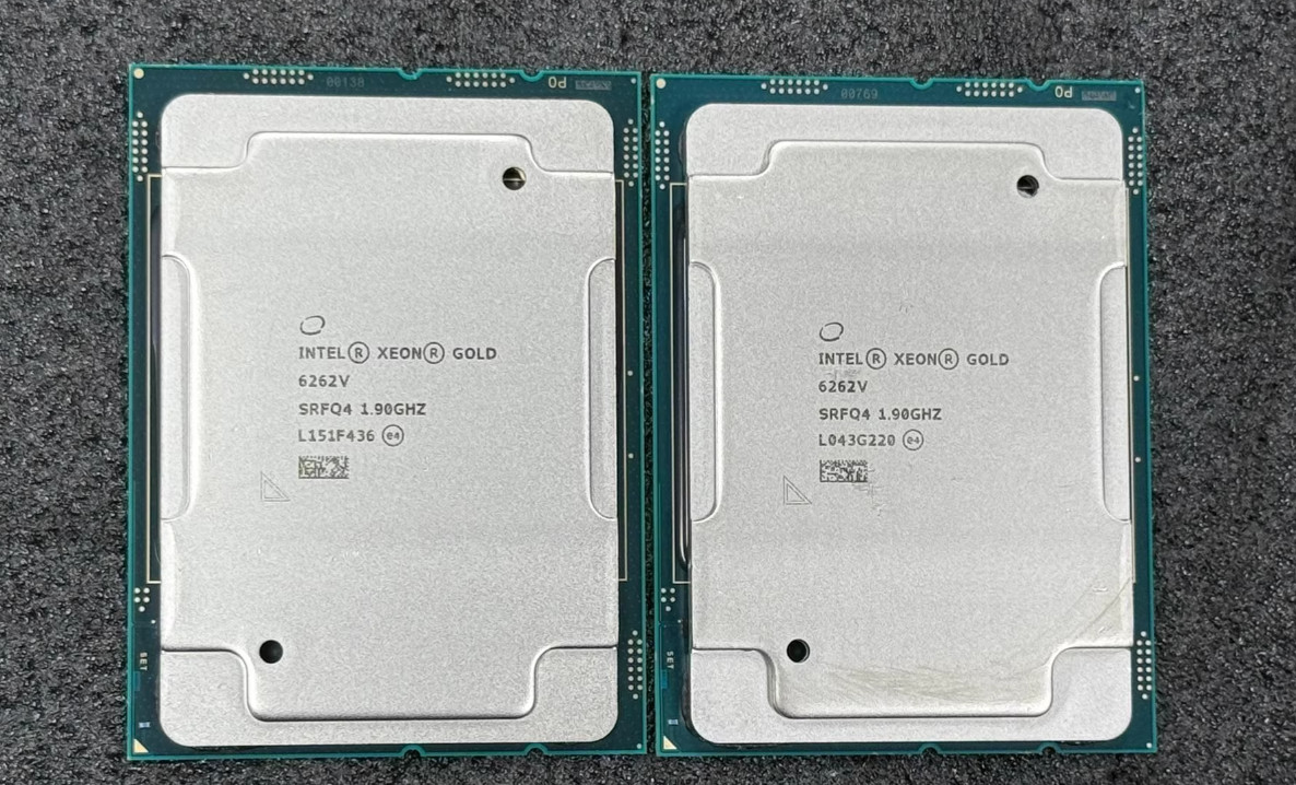 Intel Xeon Gold 6262V SRFQ4 24 core 33MB cache FCLGA3647 1.90GHz CPU processor