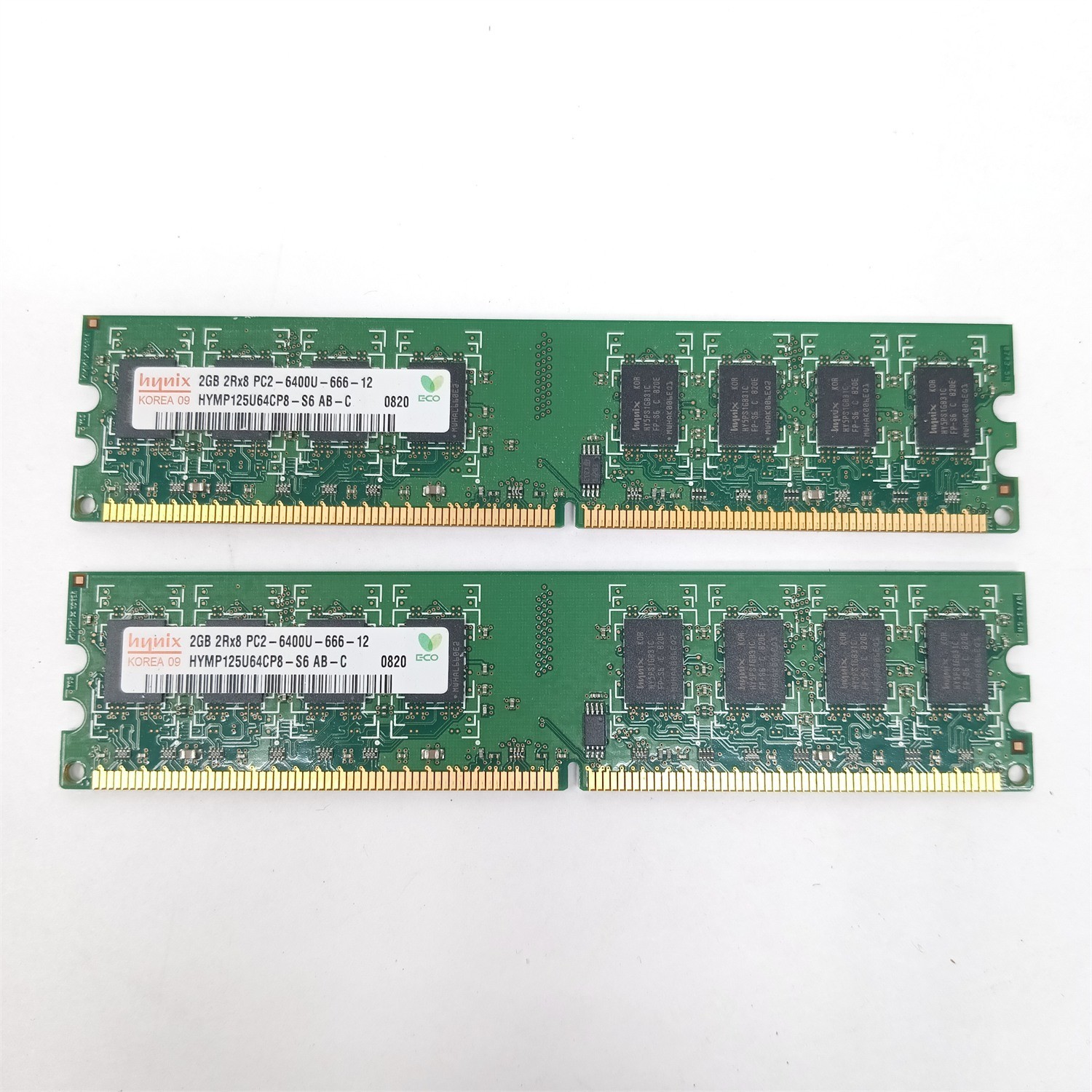 2GB 2RX8 PC2-6400U-666-12 Desktop RAM HYMP125U64CP8-S6 Hynix