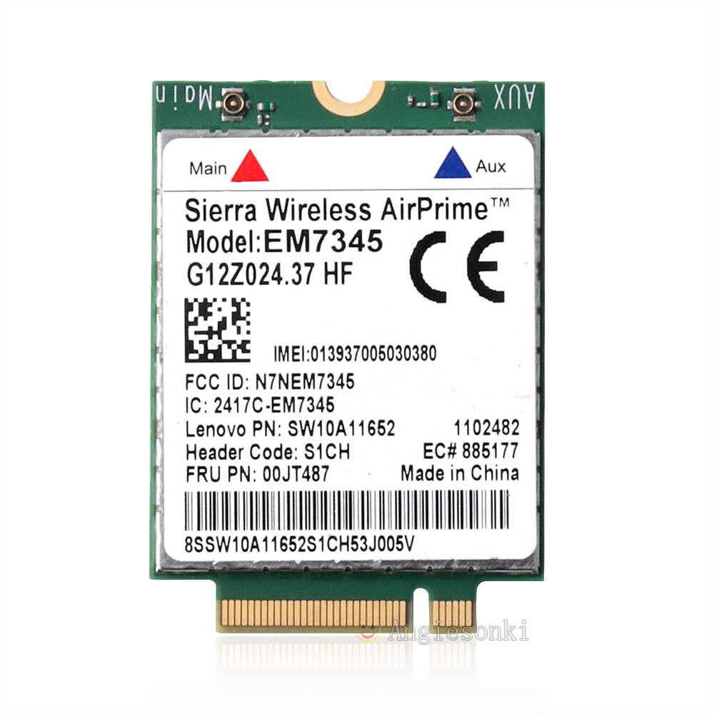 Sierra EM7345 04X6014 4G LTE WWAN Wireless Card For Lenovo X2 M1G X1C Thin S6P2
