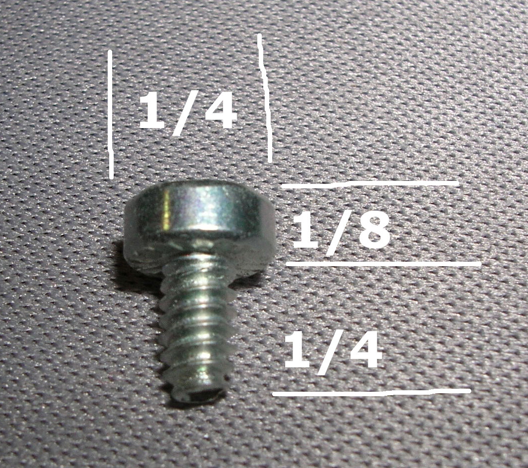 8 X Compaq HP Dell HDD Hard Drive Sliding Rail Mounting Screws 6-32
