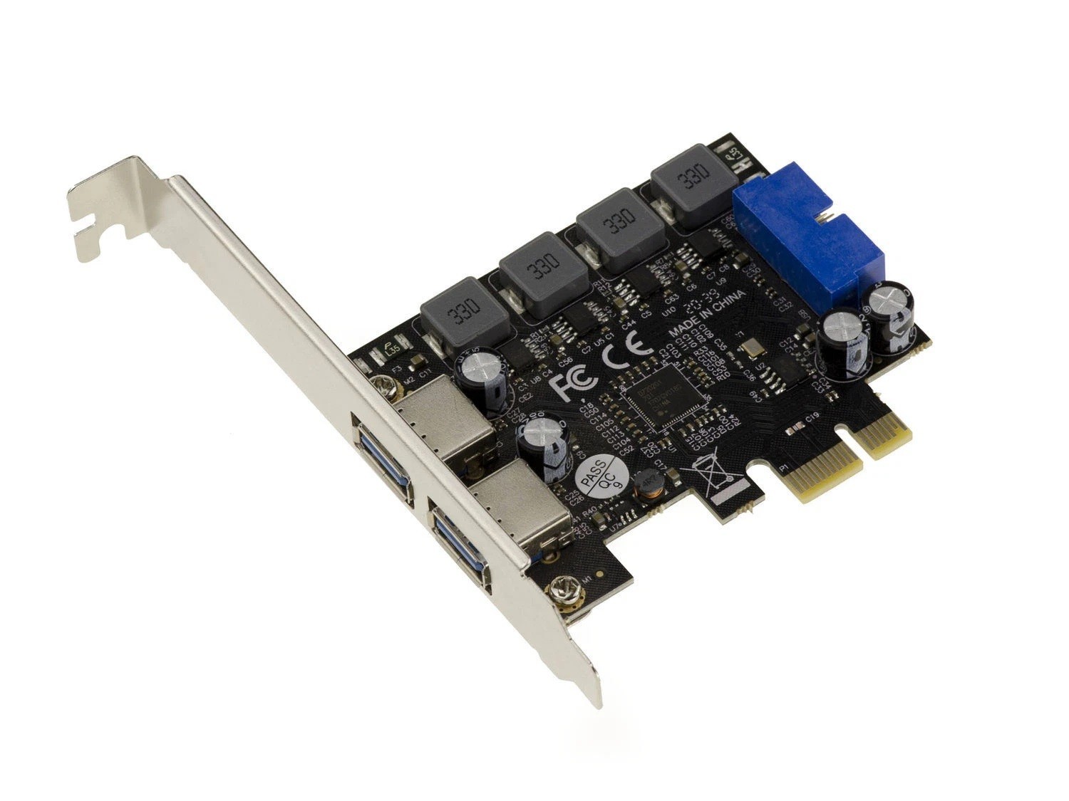 Pcie USB 3.0 2 Ports 5G A+ Internal USB3 19 Point Uto Powered NEC720201
