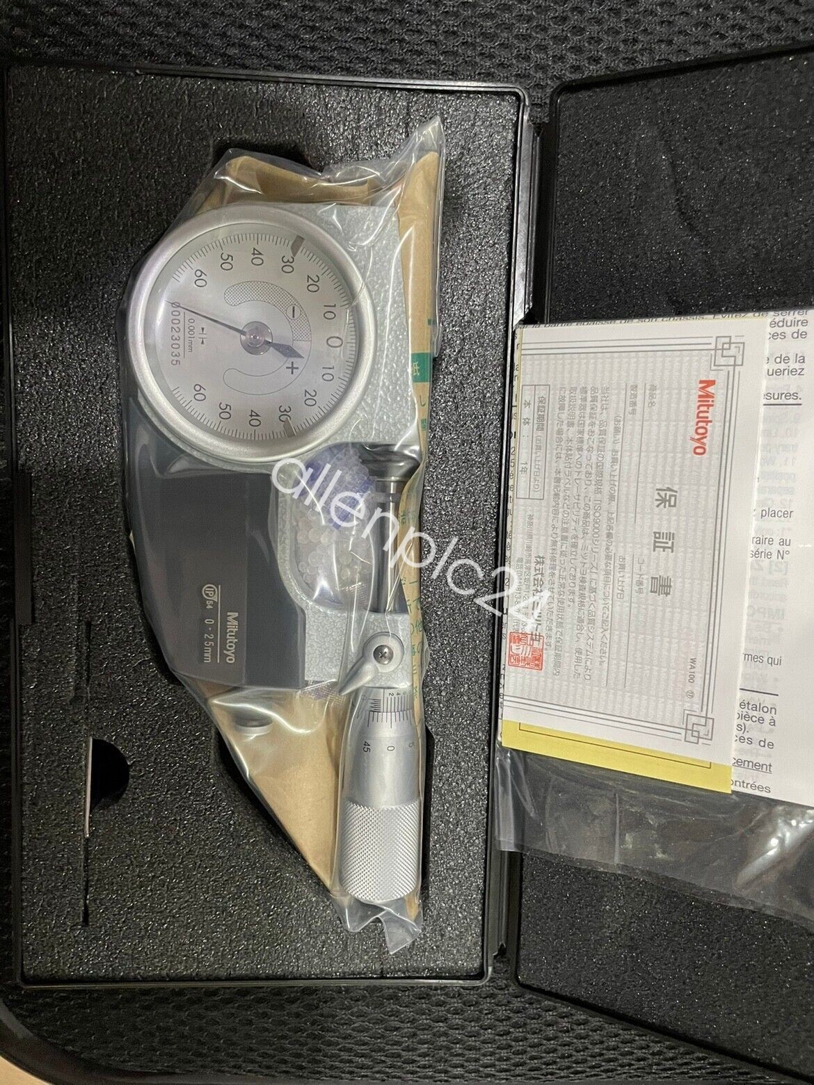 1Pc New Fit For Lever micrometer 510-121 0-25mm *0.001mm 5872091002