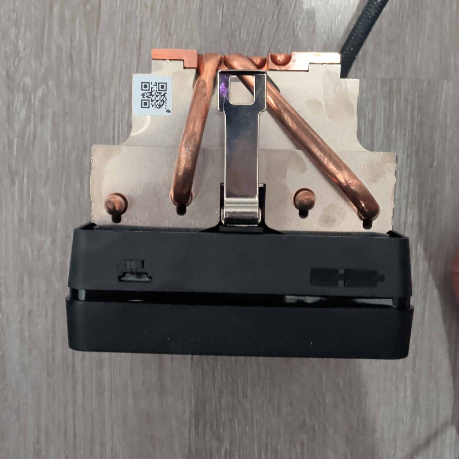 AMD CPU Fan with Heatsink Cooler Black Aluminum Copper Plastic