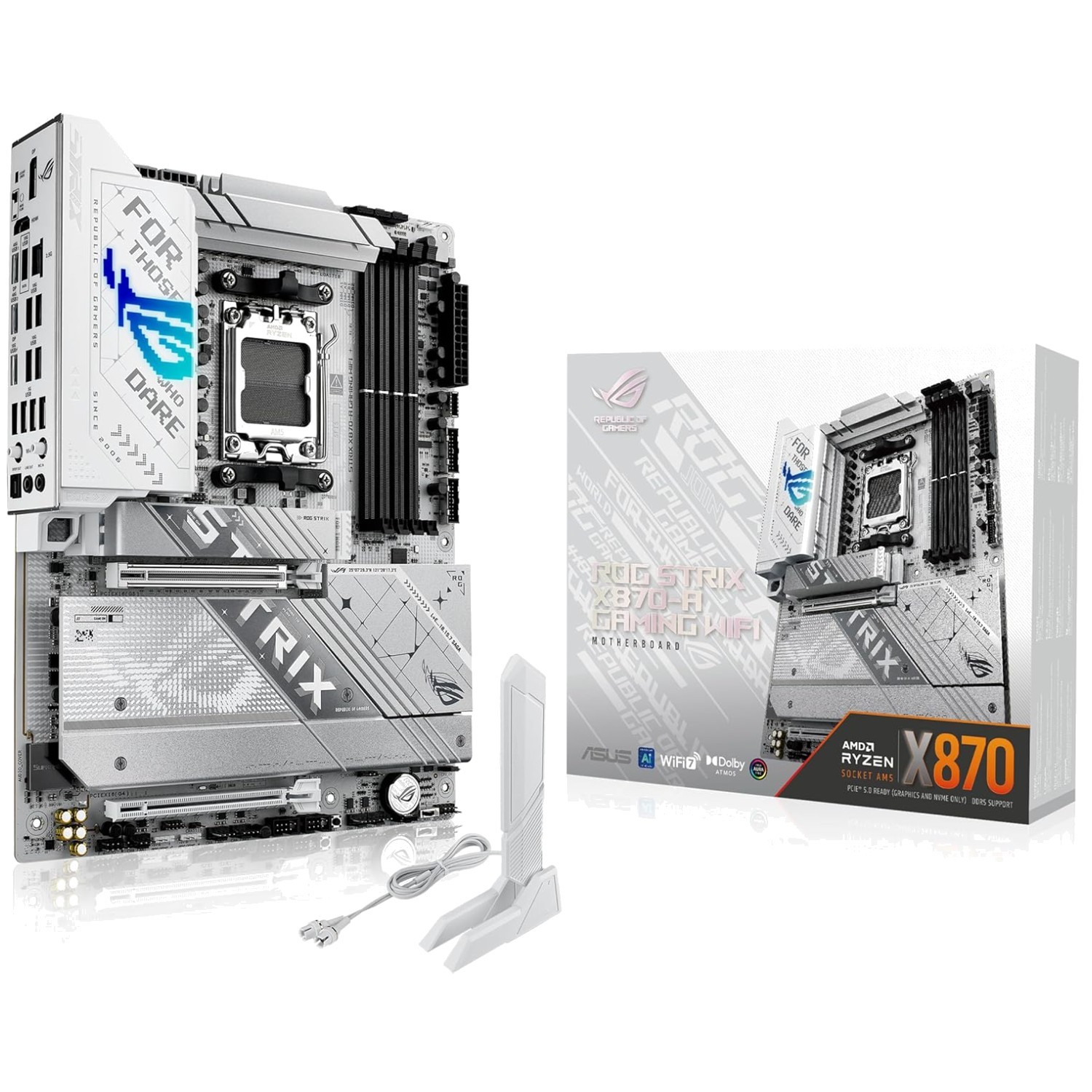 PCIe 5.0 | Q-Release Slim | ROG Strix X870-A Motherboard