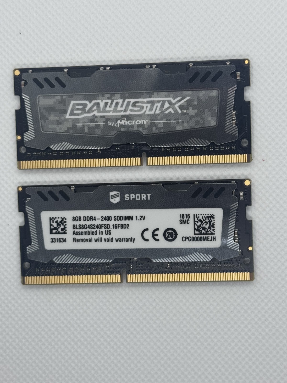 Ballistix Sport LT 16GB (2x8GB) DDR4 2400, SODIMM BLS8G4S240FSD.16FBD Laptop