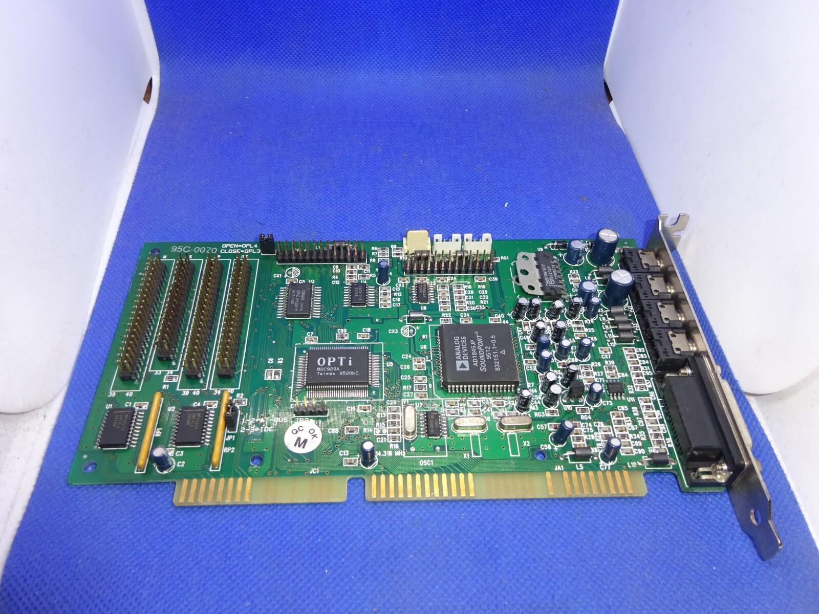 OPTI 95C-0070 YAMAHA OPL 3/4 YMF262-M 16BIT ISA WAVE TABLE SOUNDKARTE # GK8341