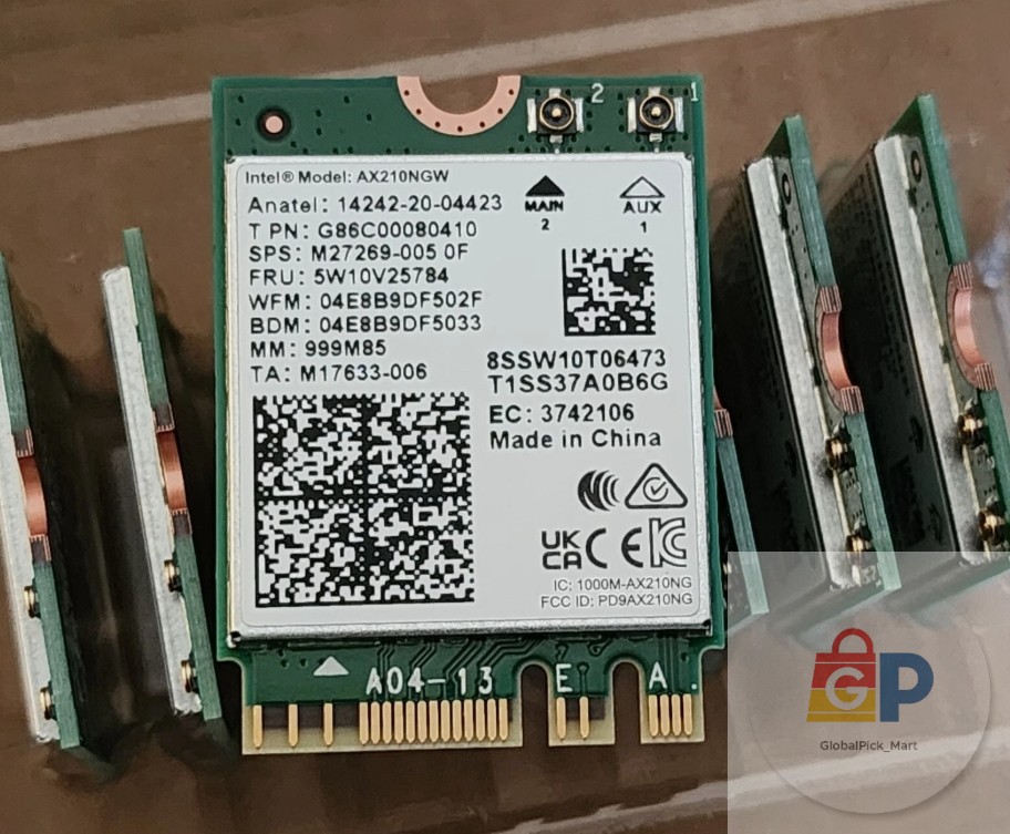 Intel AX210 WiFi 6E Laptop M.2 Card WiFi Bluetooth 5.3 Adapter NGFF Key-A Key-E