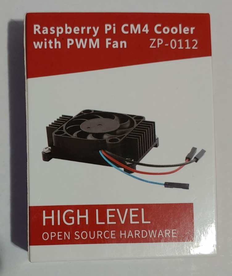 Aluminum Alloy Heat Sink with Speed Control PWM Fan for Raspberry Pi CM4 ZP-0112