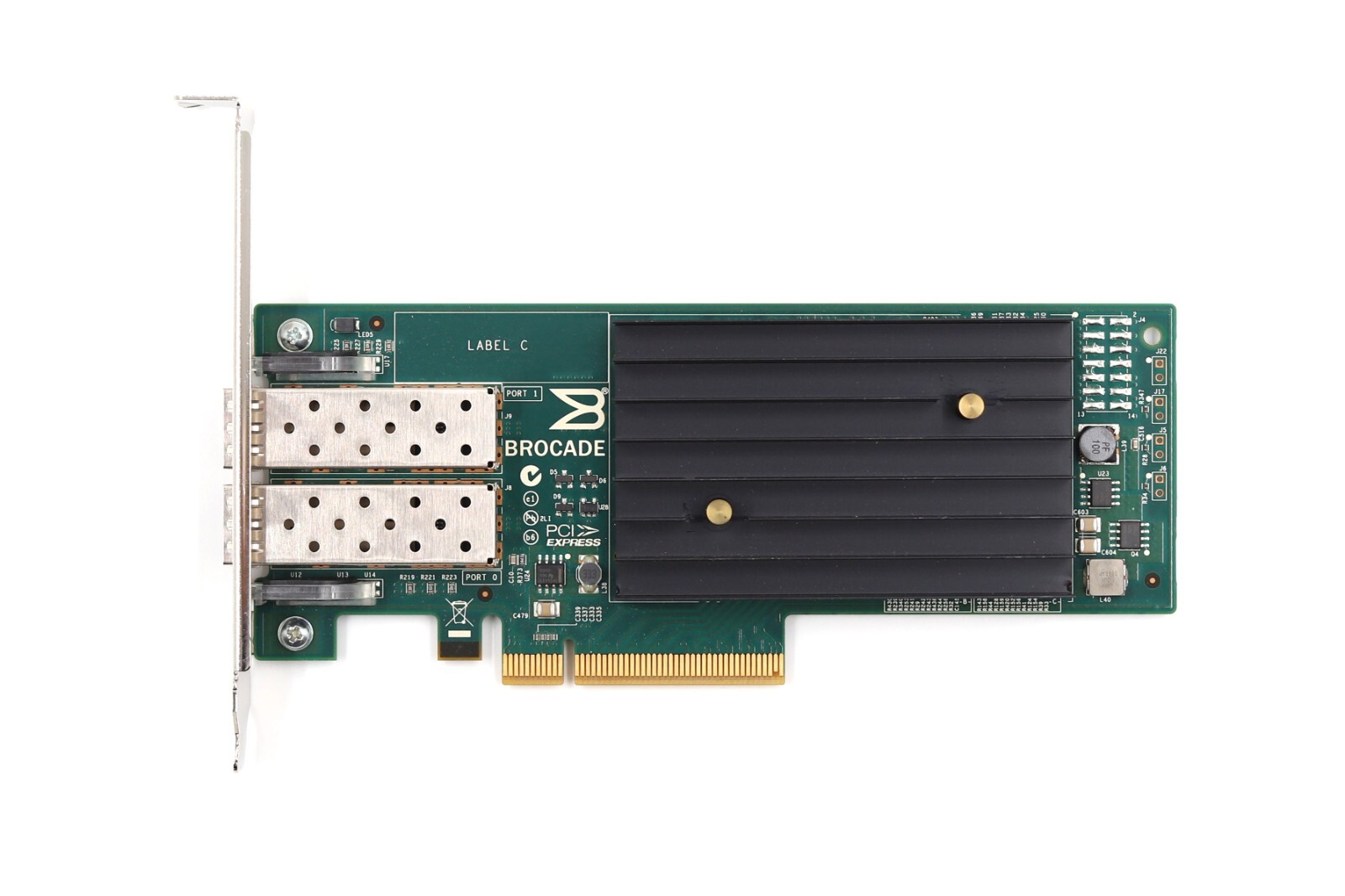 Brocade 84-1000560-05 Dual-Port 10Gb/s PCIe x8 Fiber Channel Hot Bus Adapter
