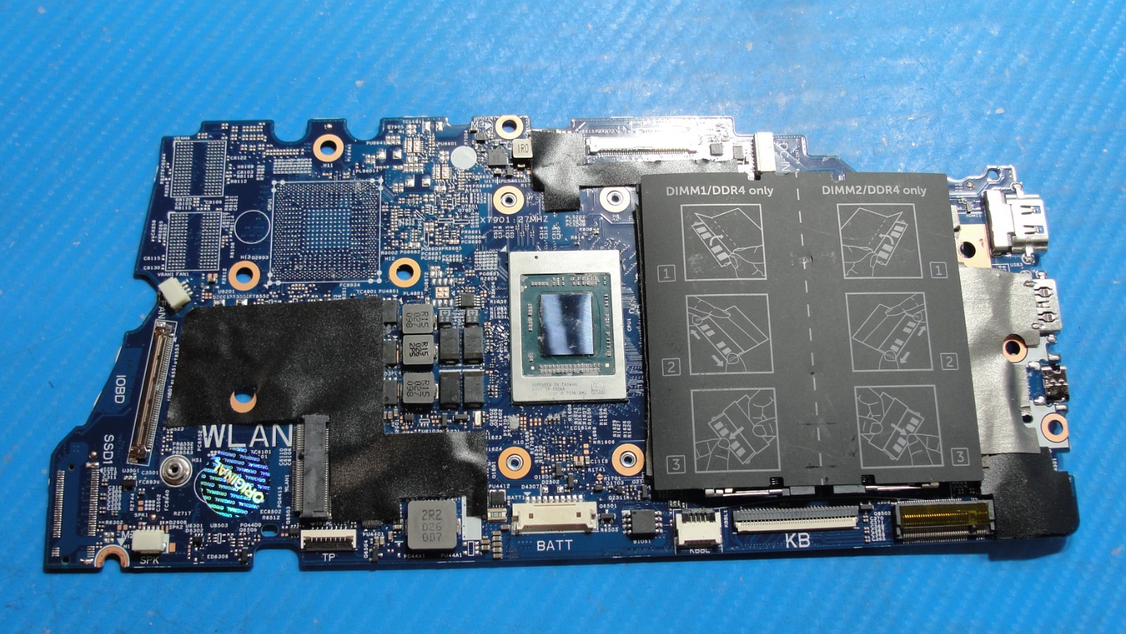 Dell Inspiron 7405 2in1 14″ AMD Ryzen 5 4500U 2.3GHz Motherboard 01JXK 626R6