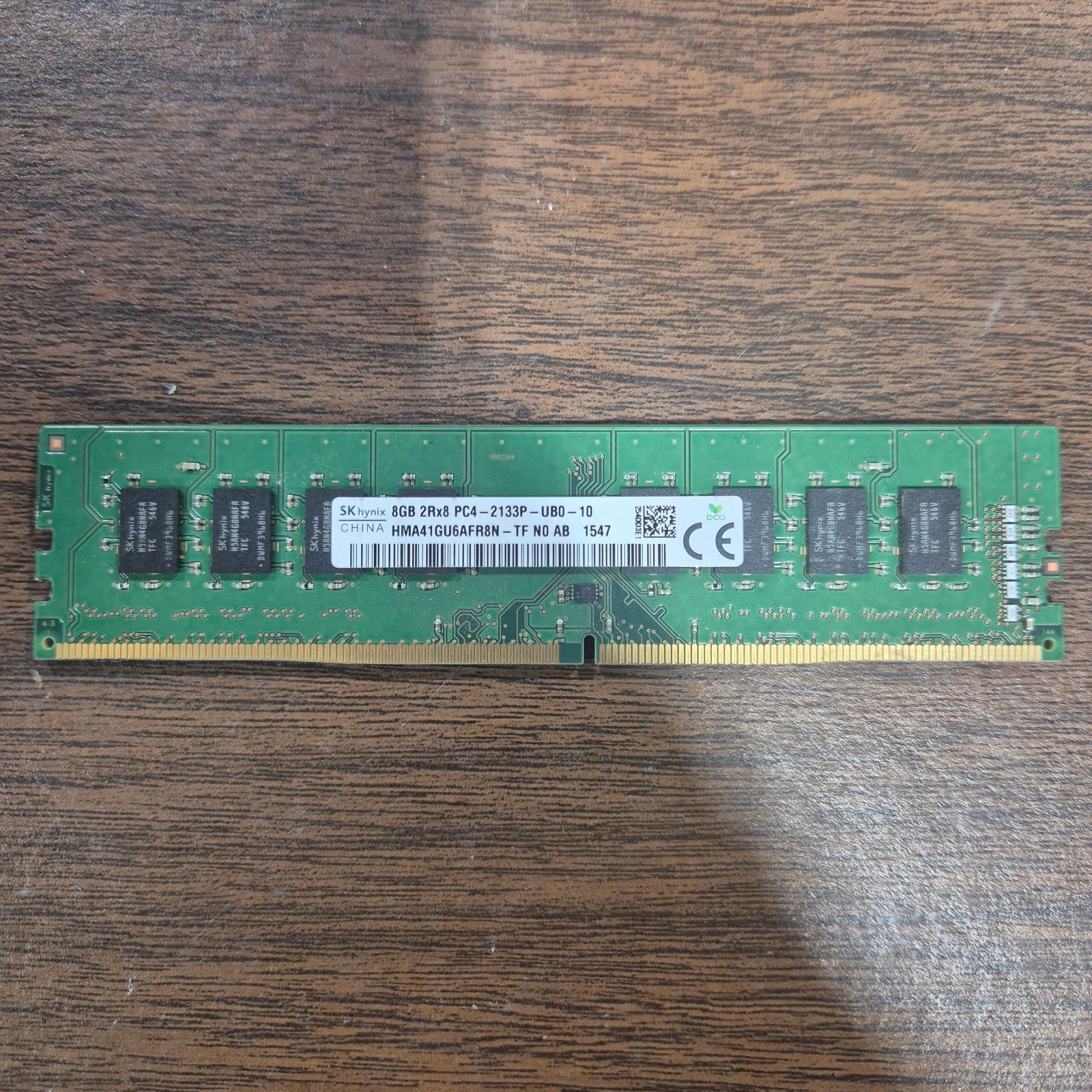 SK Hynix 8GB 2Rx8 PC4-2133P-UB0-10 Registered Server RAM HMA41GU6AFR8N-TF N0 AB