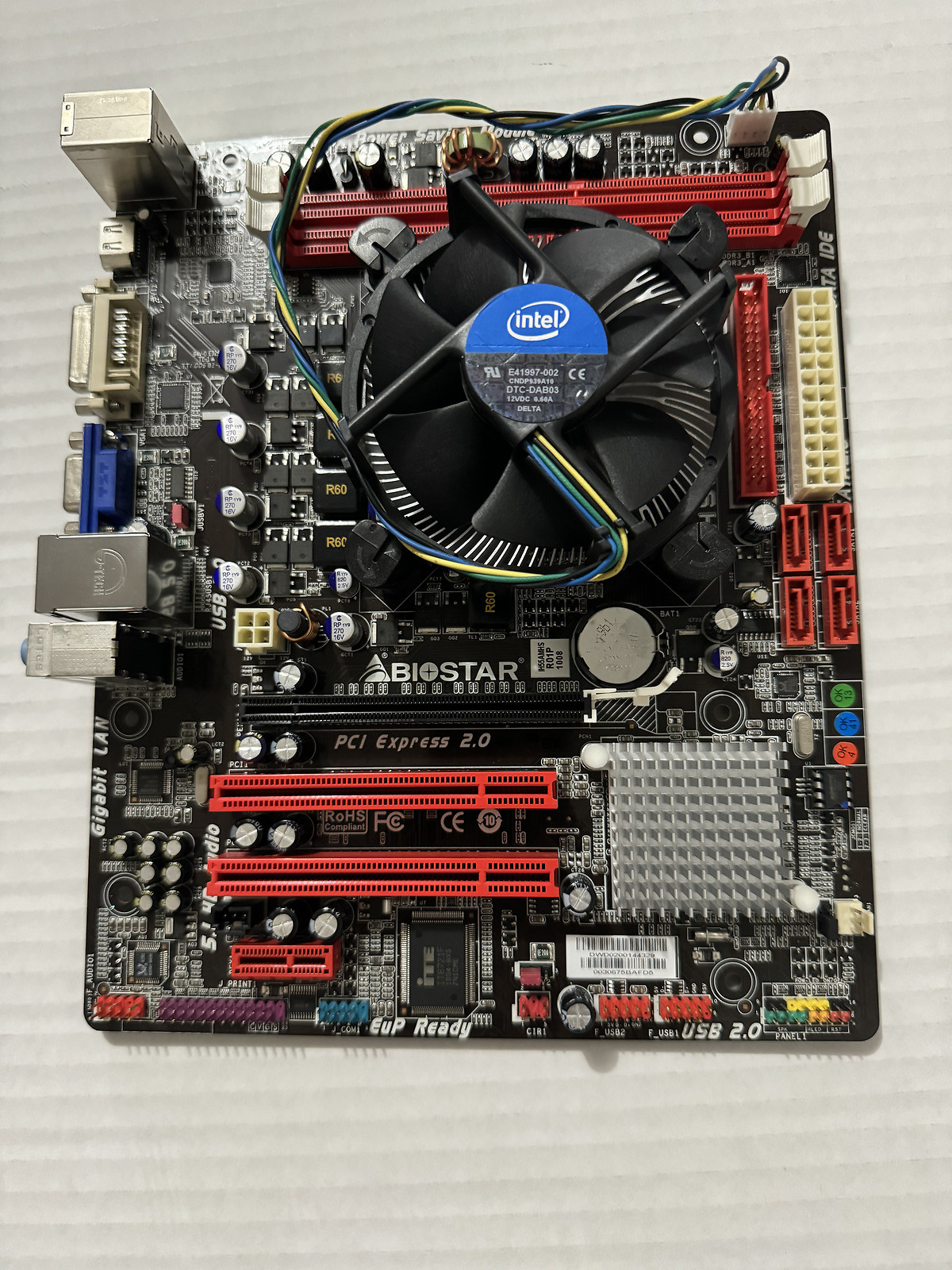 Biostar Motherboard H55B HD V6.0 Motherboard i5-660 @3.33GHz I/O Shied Tested
