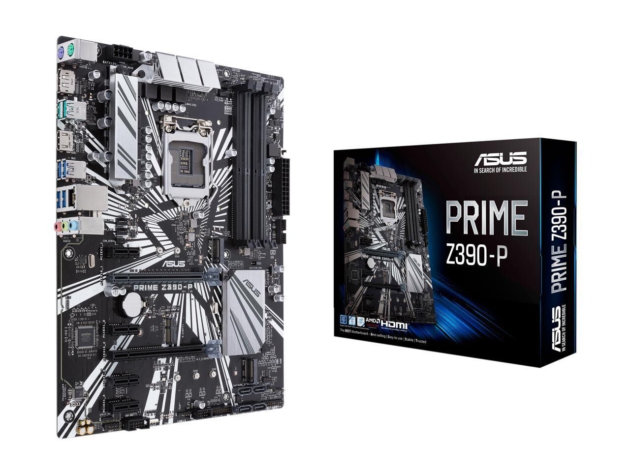 ASUS Prime Z390-P LGA 1151 Intel Z390 SATA 6Gb/s ATX Intel Motherboard