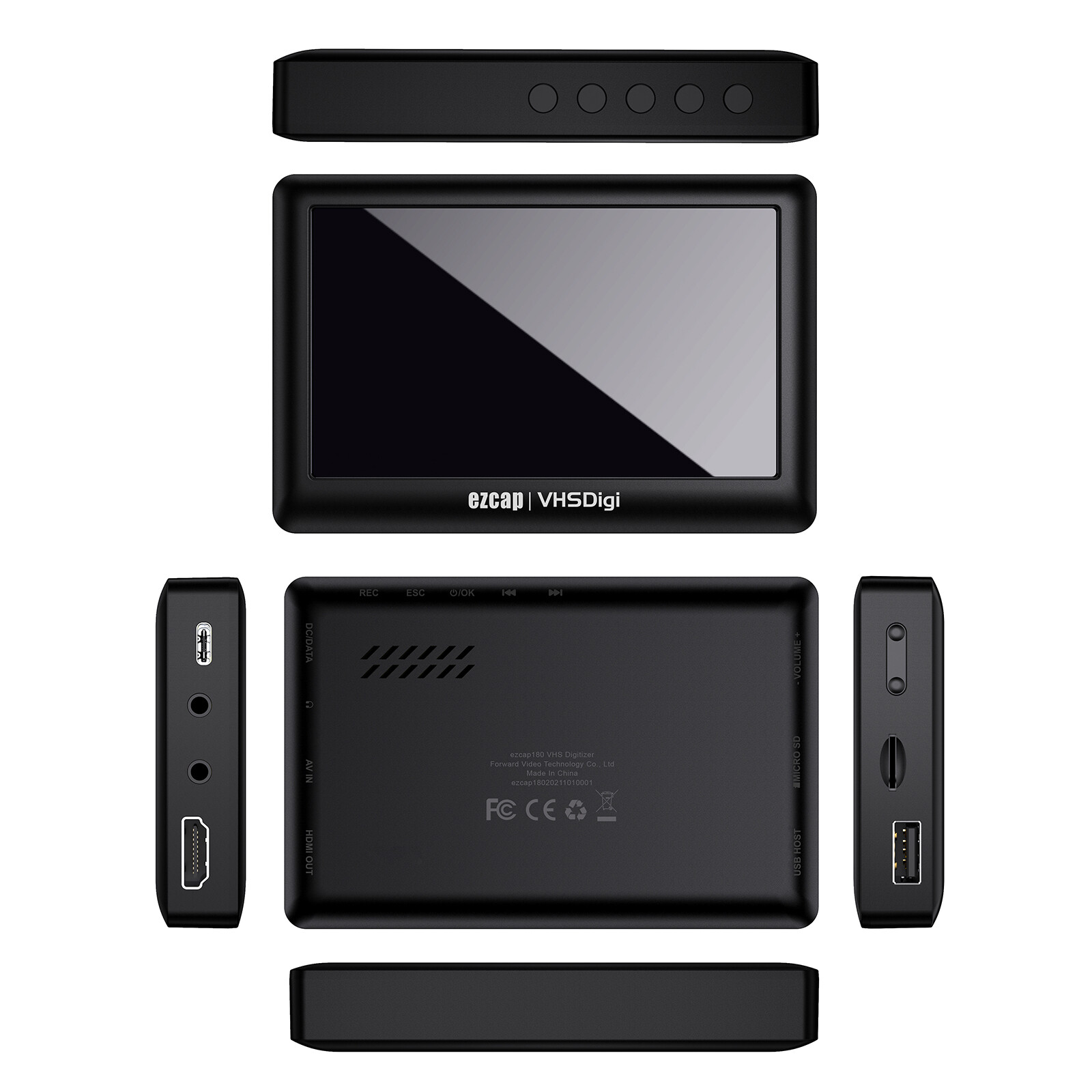 ezcap180 HD Video Capture Box Ultimate HD Recorder VHS Camcorder To Digital R2I4