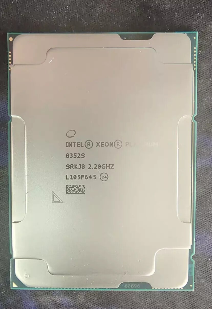 Intel Xeon Platinum 8352S 2.2-3.4GHz 32-Core 48MB 205W LGA-4189 CPU processor