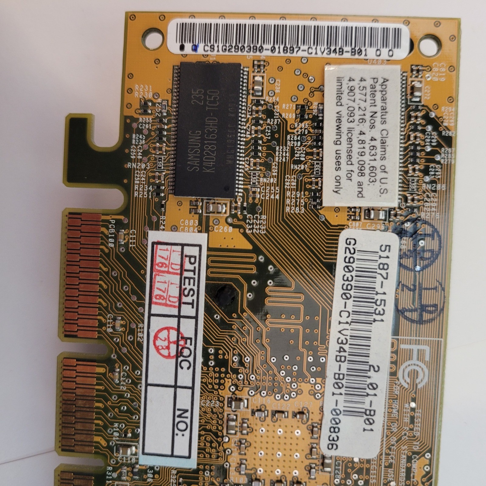 ASUS Graphics Card AGP 8X 5187-1531 NVIDIA GeForce4 MX 440 64MB VGA S-Video
