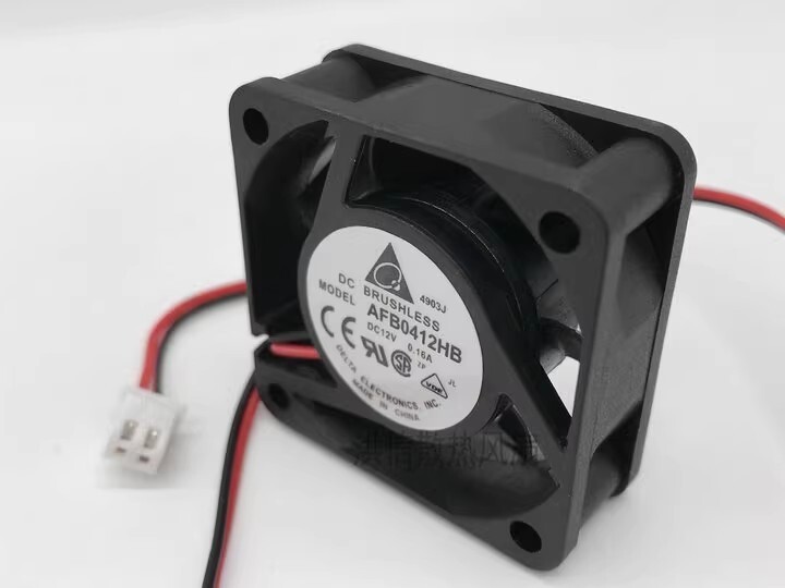 Delta AFB0412HB 4015 12V 0.16A 40*40*15MM 4CM 2-Pin Dual Ball Cooling Fan