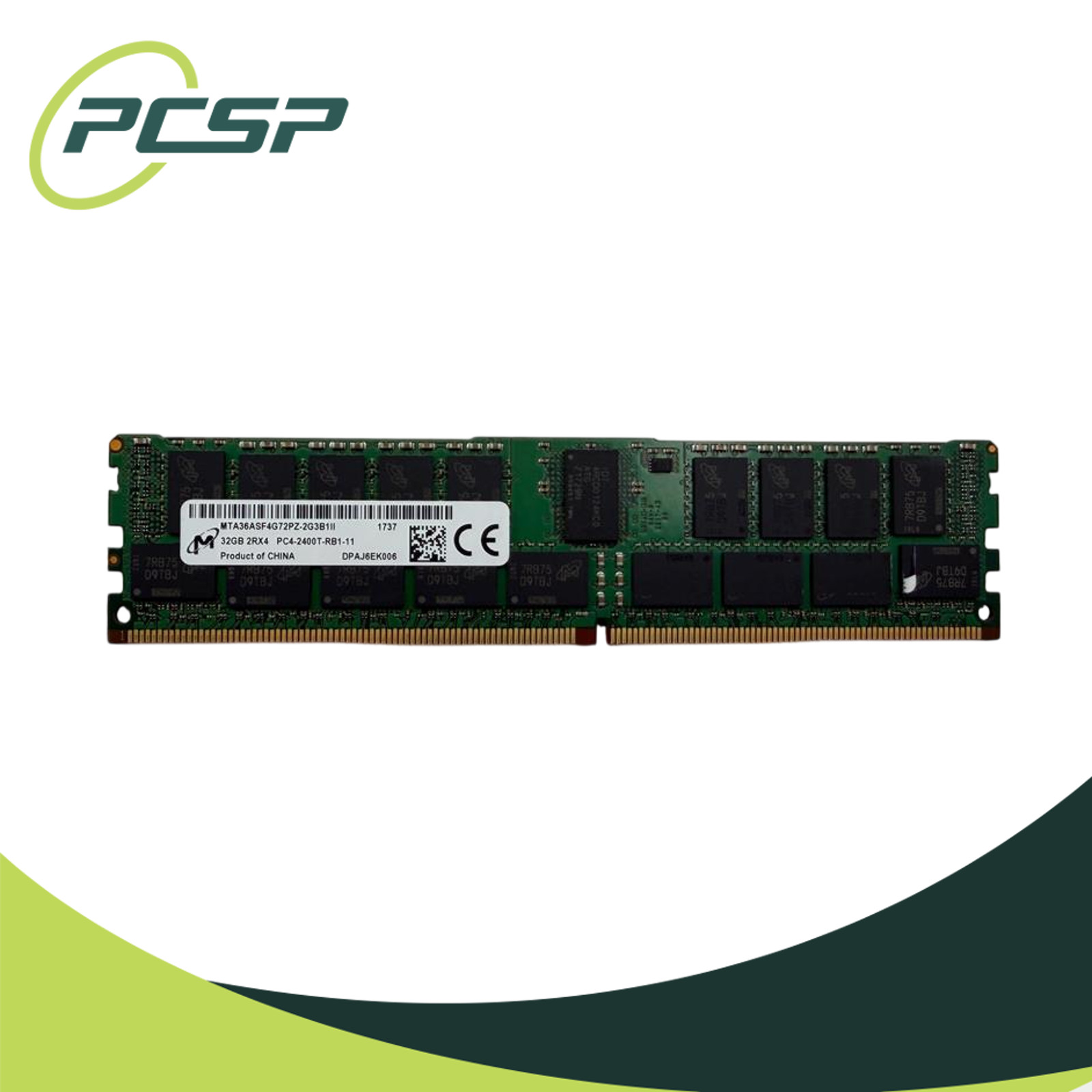 768GB RAM Kit Micron 32GB PC4-2400T-R 2Rx4 DDR4 ECC REG MTA36ASF4G72PZ-2G3B1IK
