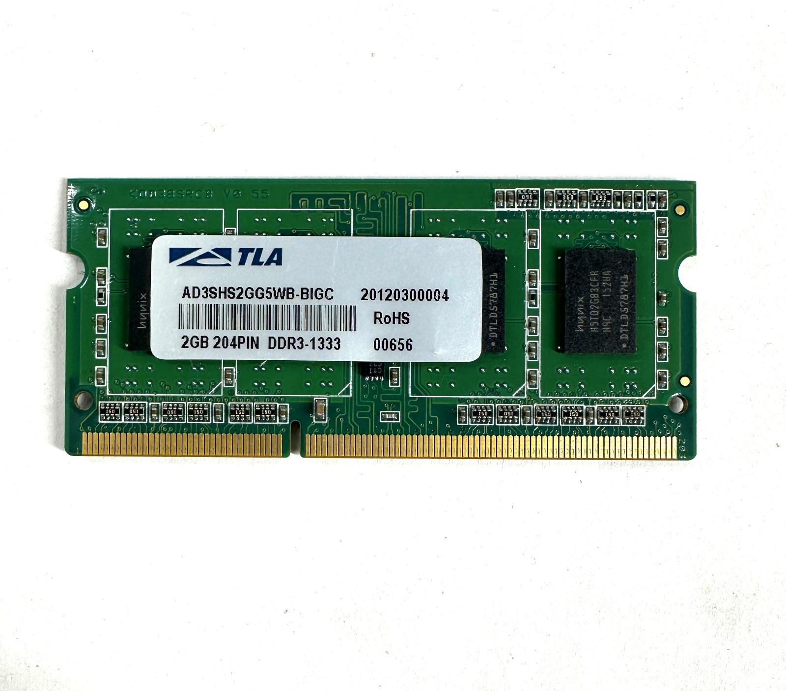 AD3SH2GG5WB-BIGC 2GB Laptop RAM DDR3-1333 204 PIN SO-DIMM TLA