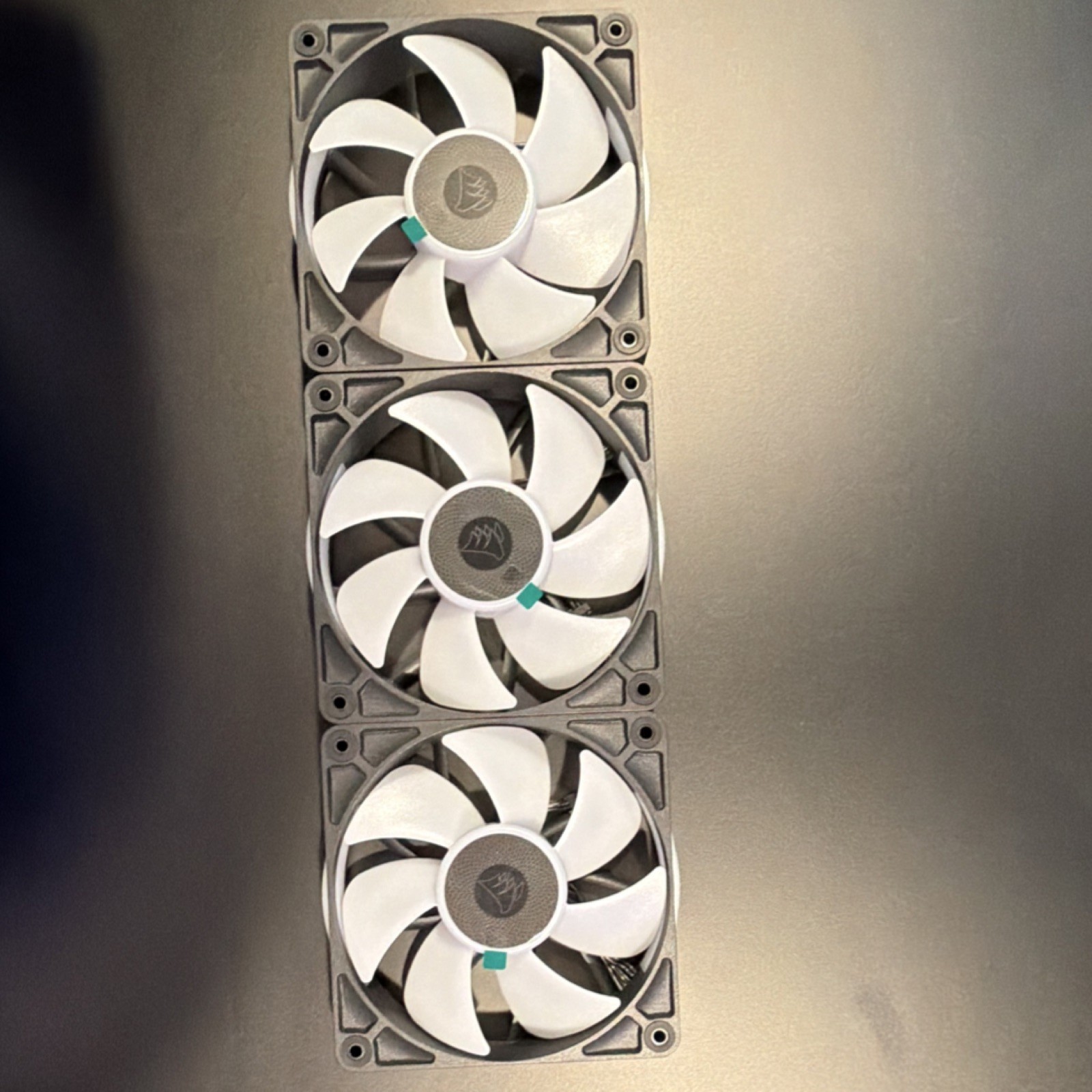 Corsair 120mm Black RGB Magnetic Bearing Case Fan Triple Pack 77.4CFM 2400RPM