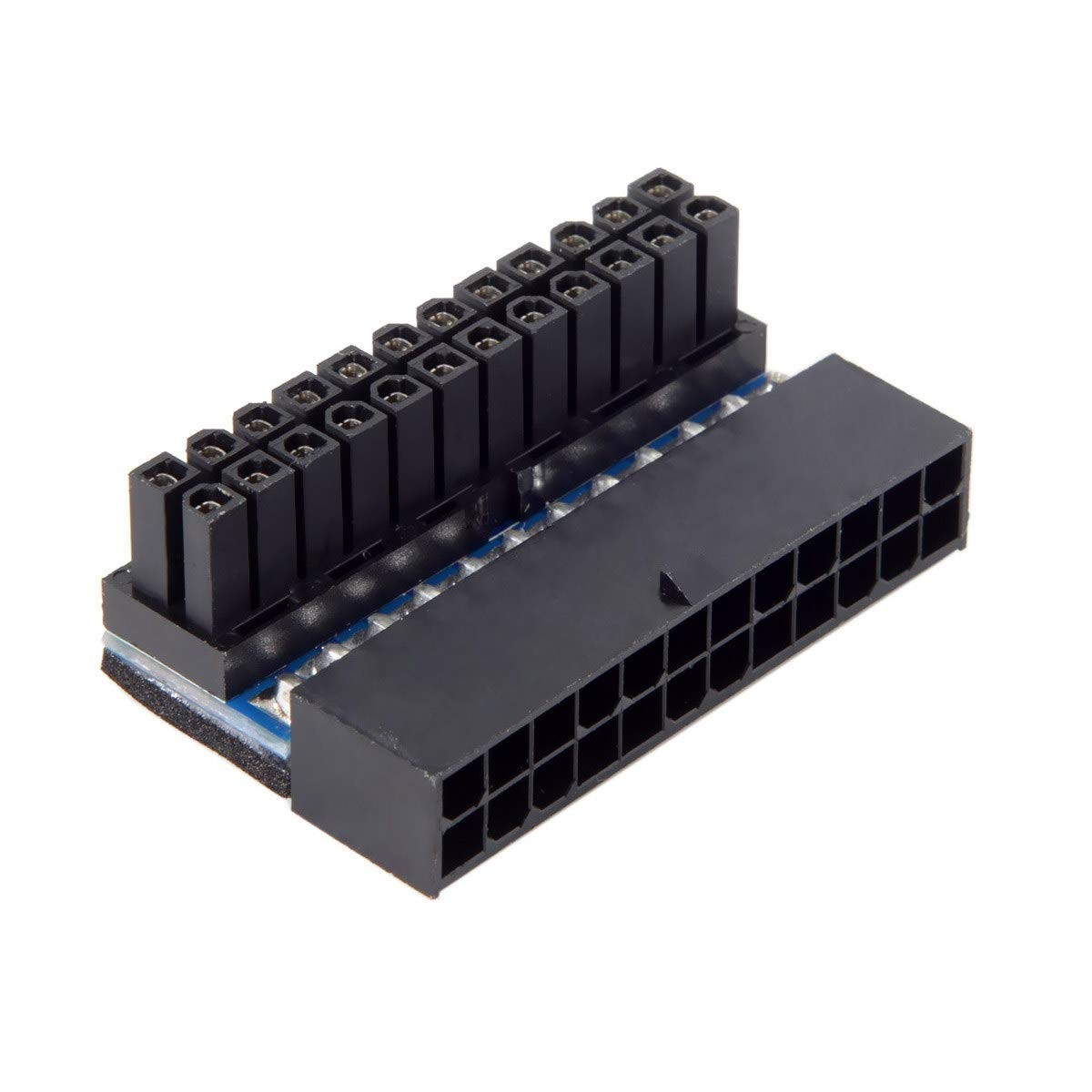 ATX 24Pin Female To 24Pin Male 90 Degree Power Adapter For Motherboard PC Pro