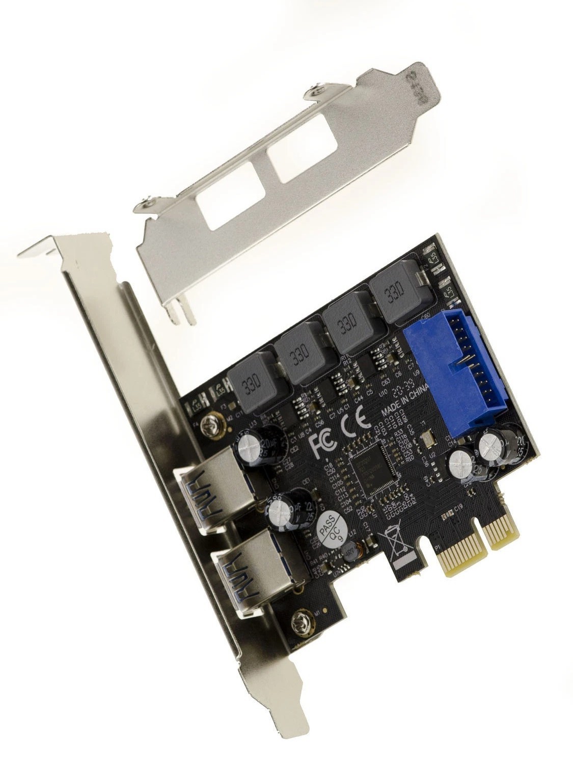 Pcie USB 3.0 2 Ports 5G A+ Internal USB3 19 Point Uto Powered NEC720201