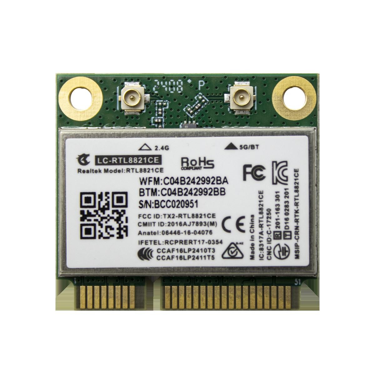 Mini Pcie Wifi 5 + Bt 4.2 Wireless Bluetooth For Computer Notebook All In