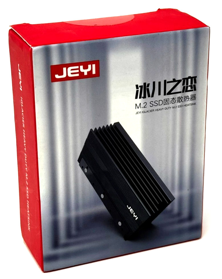 JEYI M.2 2280 SSD Heatsink Cooler, Heavy Duty Aluminium Convective Passive Fins