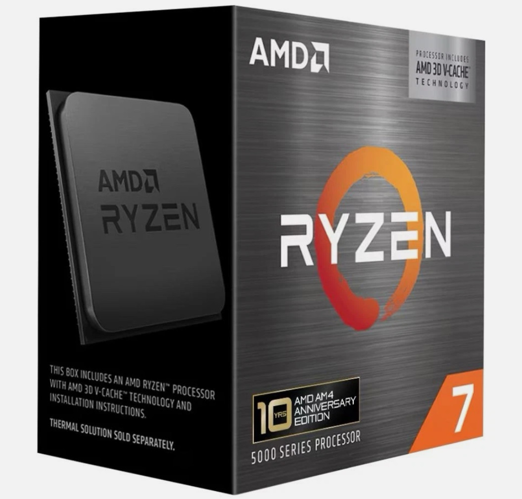New 10th Anniversary Limited Edition AMD Ryzen 7 5800X3D 8-core 16-Thread CPU !!