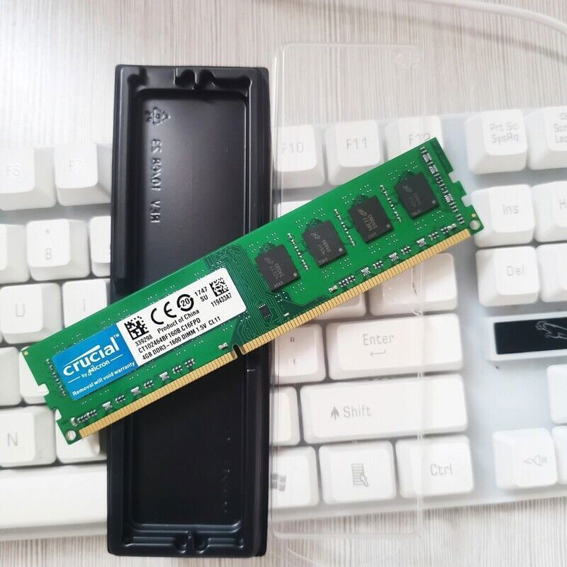 CRUCIAL DDR3 2x 8GB 16GB PC3-12800 Desktop 1600MHz 240pin DIMM Memory RAM 16G 8G