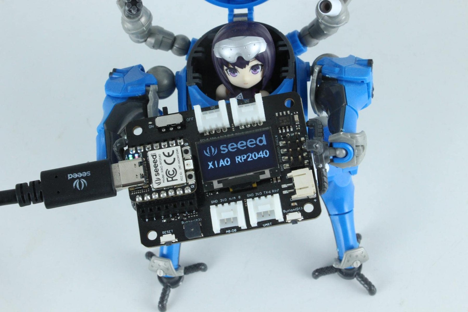 XIAO RP2040 Microcontroller DualCore ARM Cortex M0+ For Arduino MicroPython