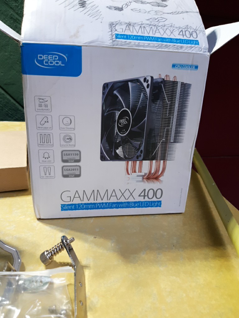 Deepcool GAMMAXX 400 Silent 120mm PWM CPU Fan Heatsink Blue LED LGA