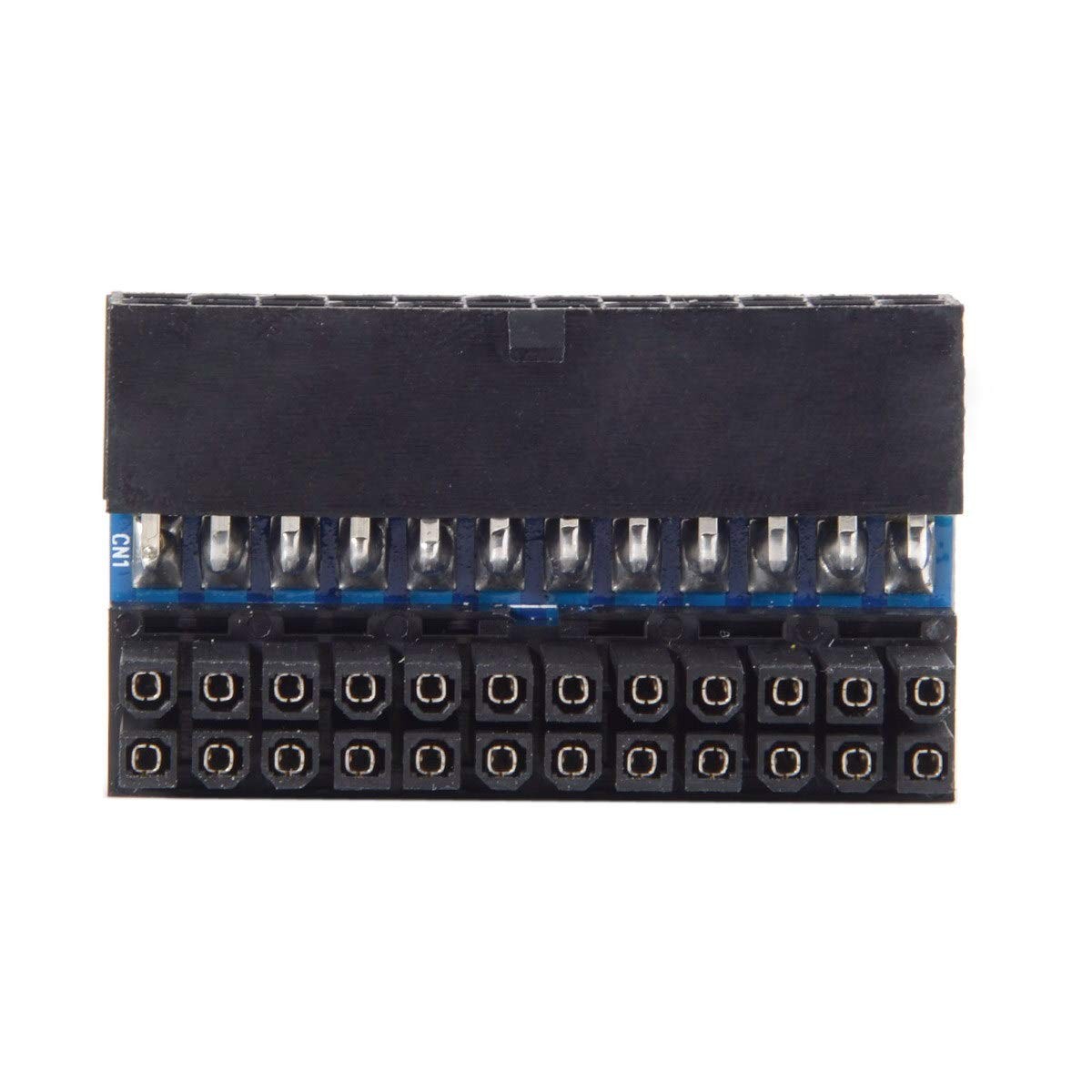 ATX 24Pin Female To 24Pin Male 90 Degree Power Adapter For Motherboard PC Pro