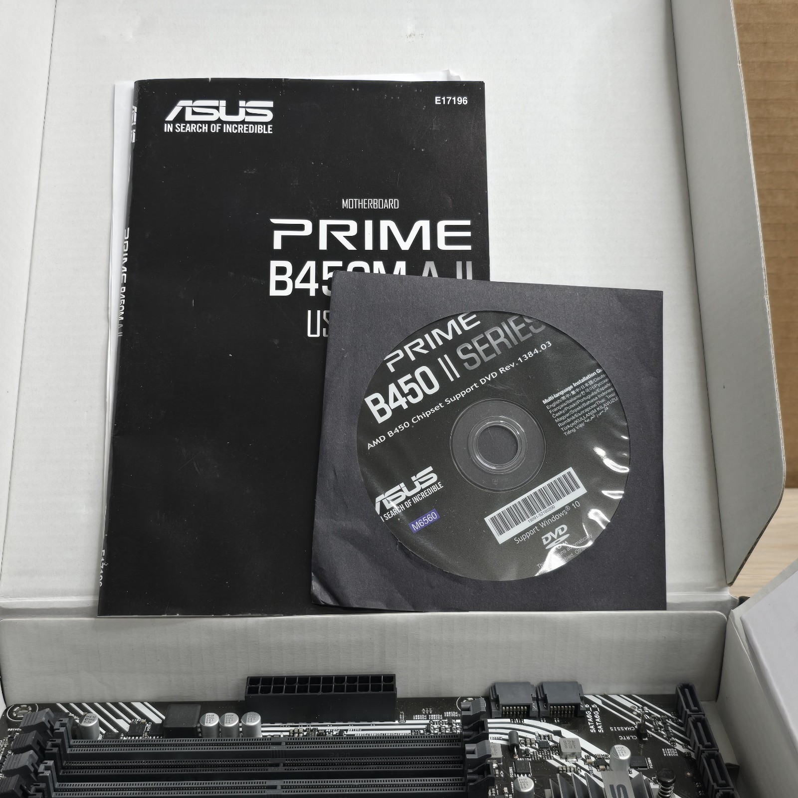 ASUS Prime B450M A II Motherboard AM4 for Ryzen 5000 3000 2000 Series CPUs