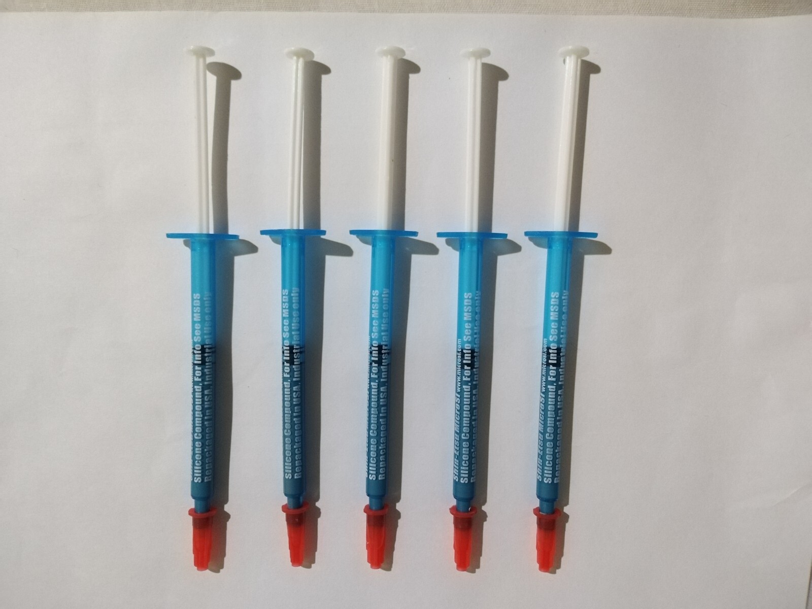 5x Thermal Paste Compound Grease 1.5g Syringe Stick Shin-etsu Microsi