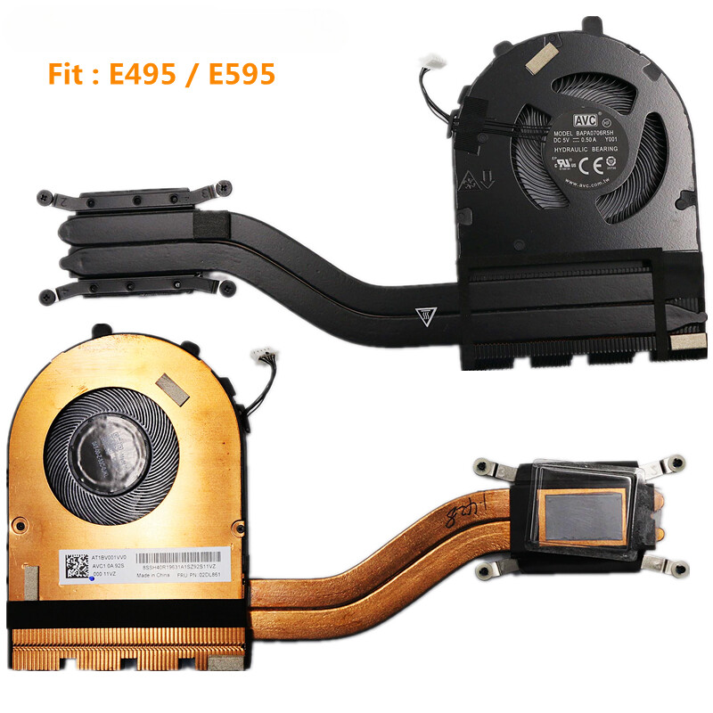 UMA CPU Cooling Fan Heatsink Cooler For Lenovo ThinkPad E495 E595 02DL861