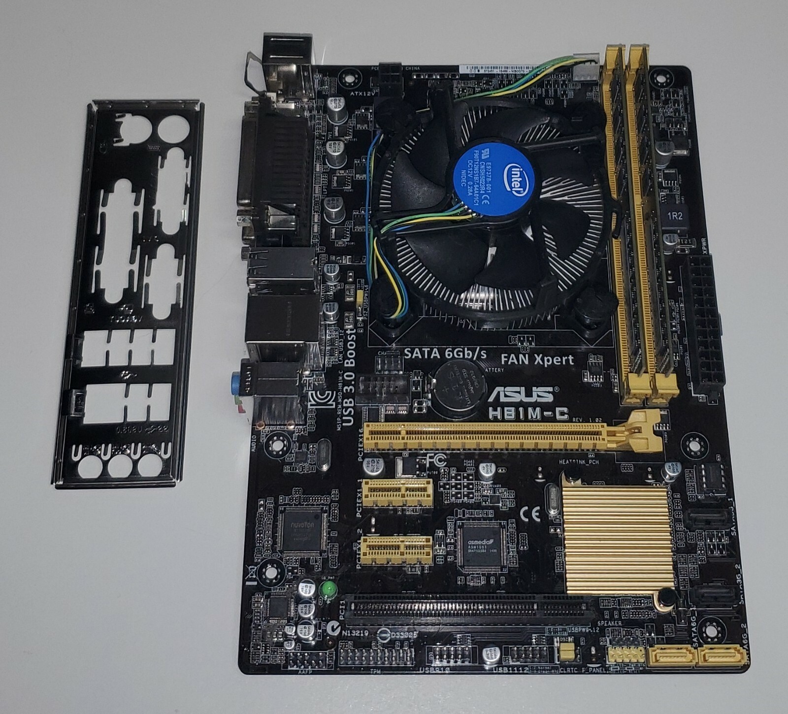 Asus H81M-C MicroATX Motherboard Intel LGA1150 I/O Shield
