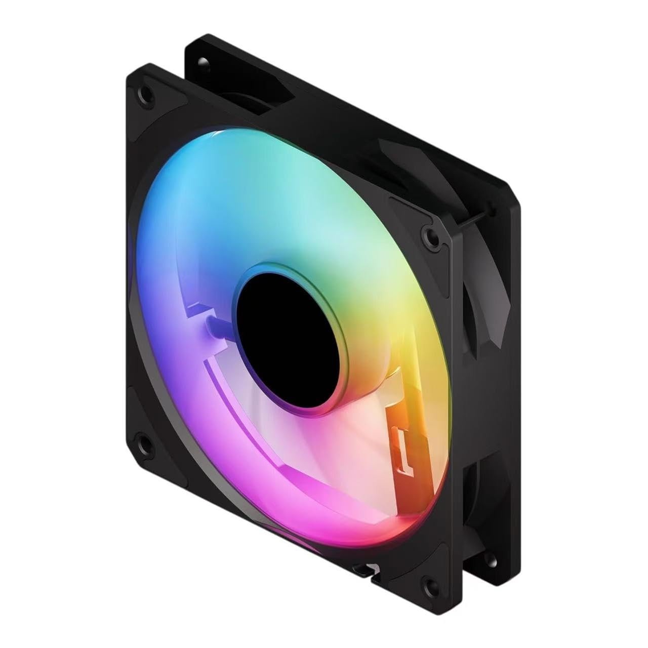 ARGB 120mm PWM Fan – High Performance 4-Pin PWM + 3-Pin Addressable RGB LED Q…