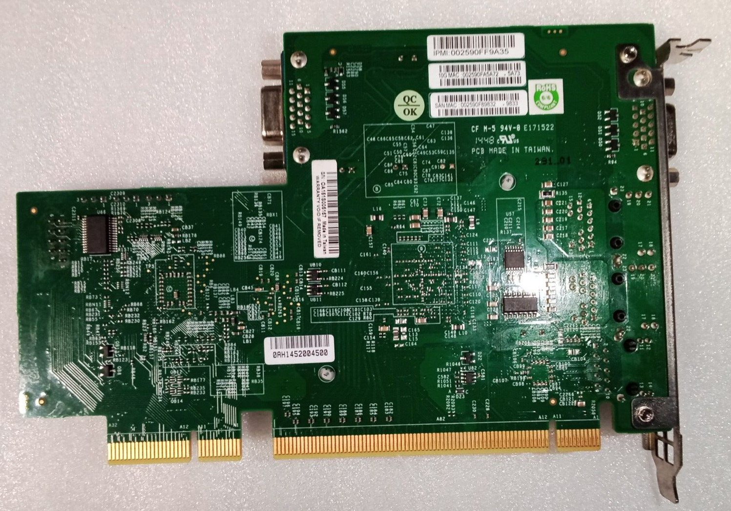 AOM-X10QBI-A SUPERMICRO ADD-ON MODULE IPMI VGA DUAL 10GBASE-T PORTS X540 NIC