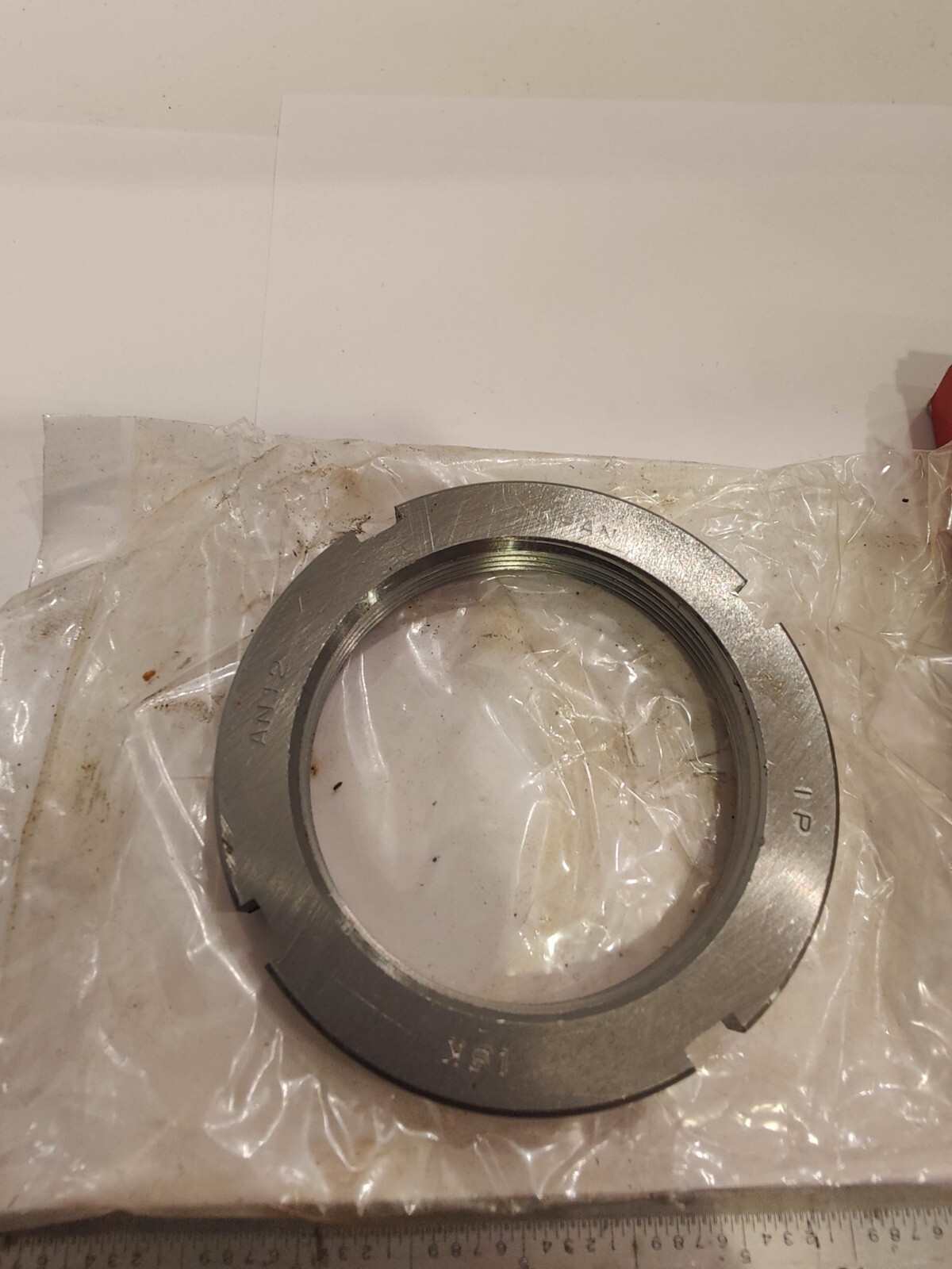 NEW CONSOLIDATED KM-12 LOCKNUT 3-1/8″OD 2-1/4″ BORE