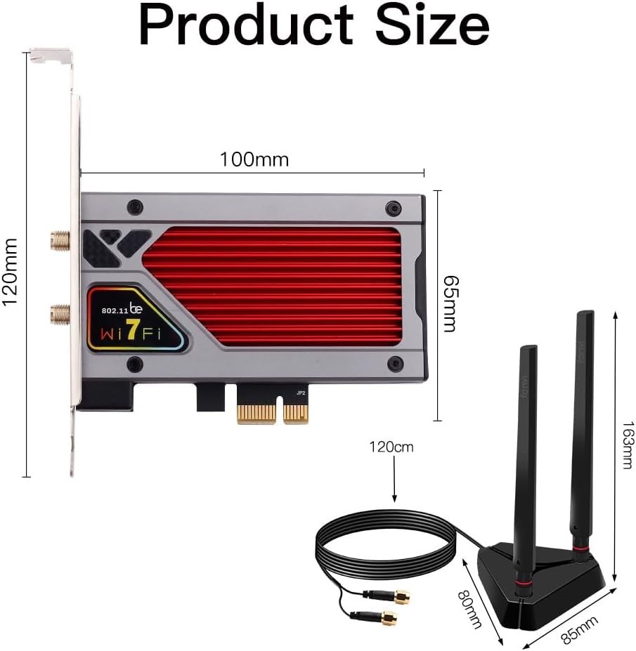 Fenvi PCI-E WiFi 7 & Bluetooth 5.4 Adapter – Revolutionary Tri-Band Connectivity