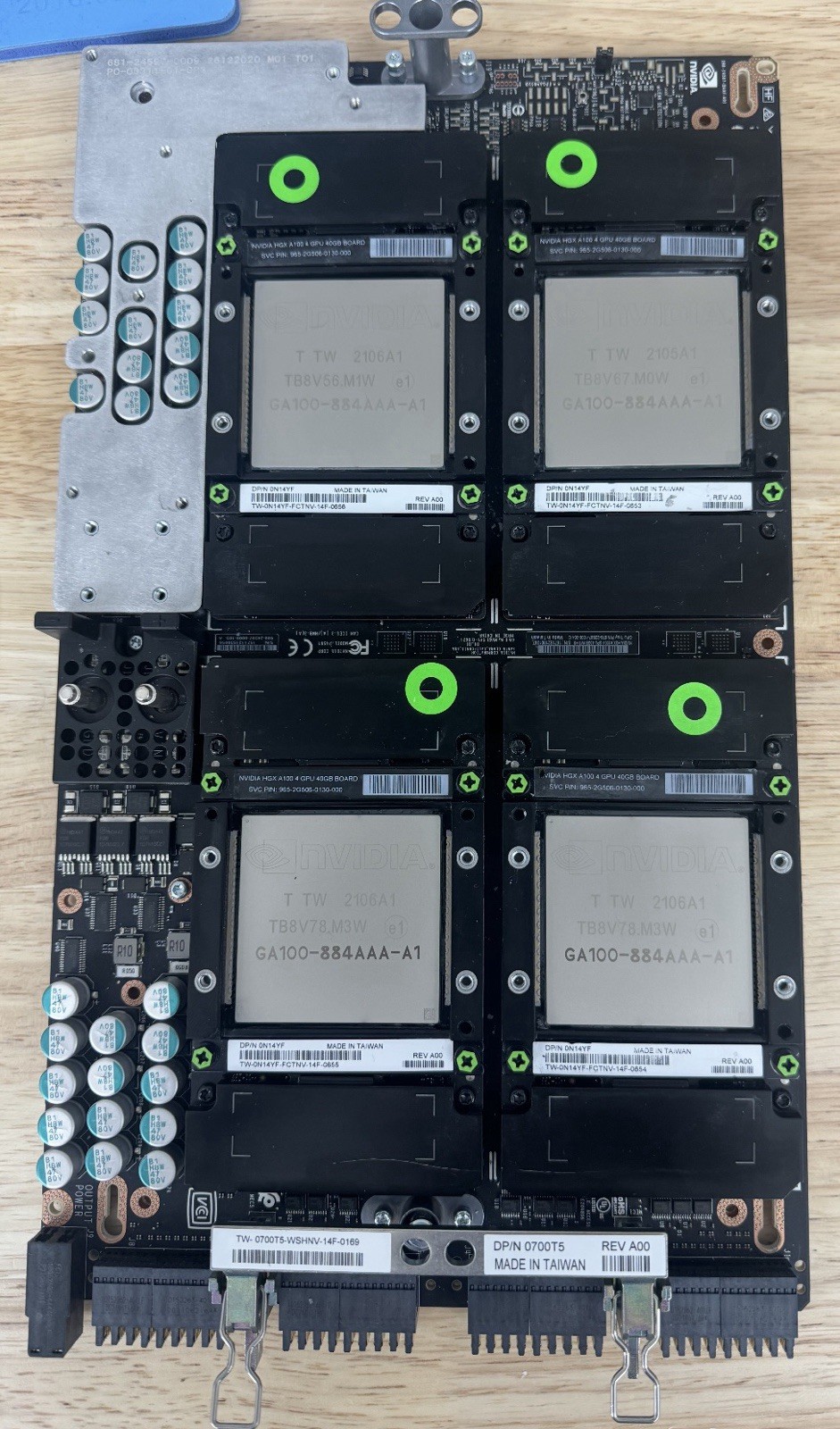 Nvidia HGX Board w/ 4x A100 40GB SXM4 GPU Dell PN 700T5 Used Item