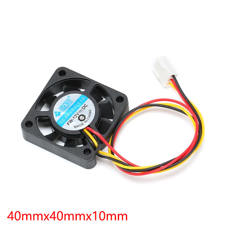 4010S 12V Cooling Computer Case Fan Heatsink 40mmx40mmx10mm Marine PC Case CPU