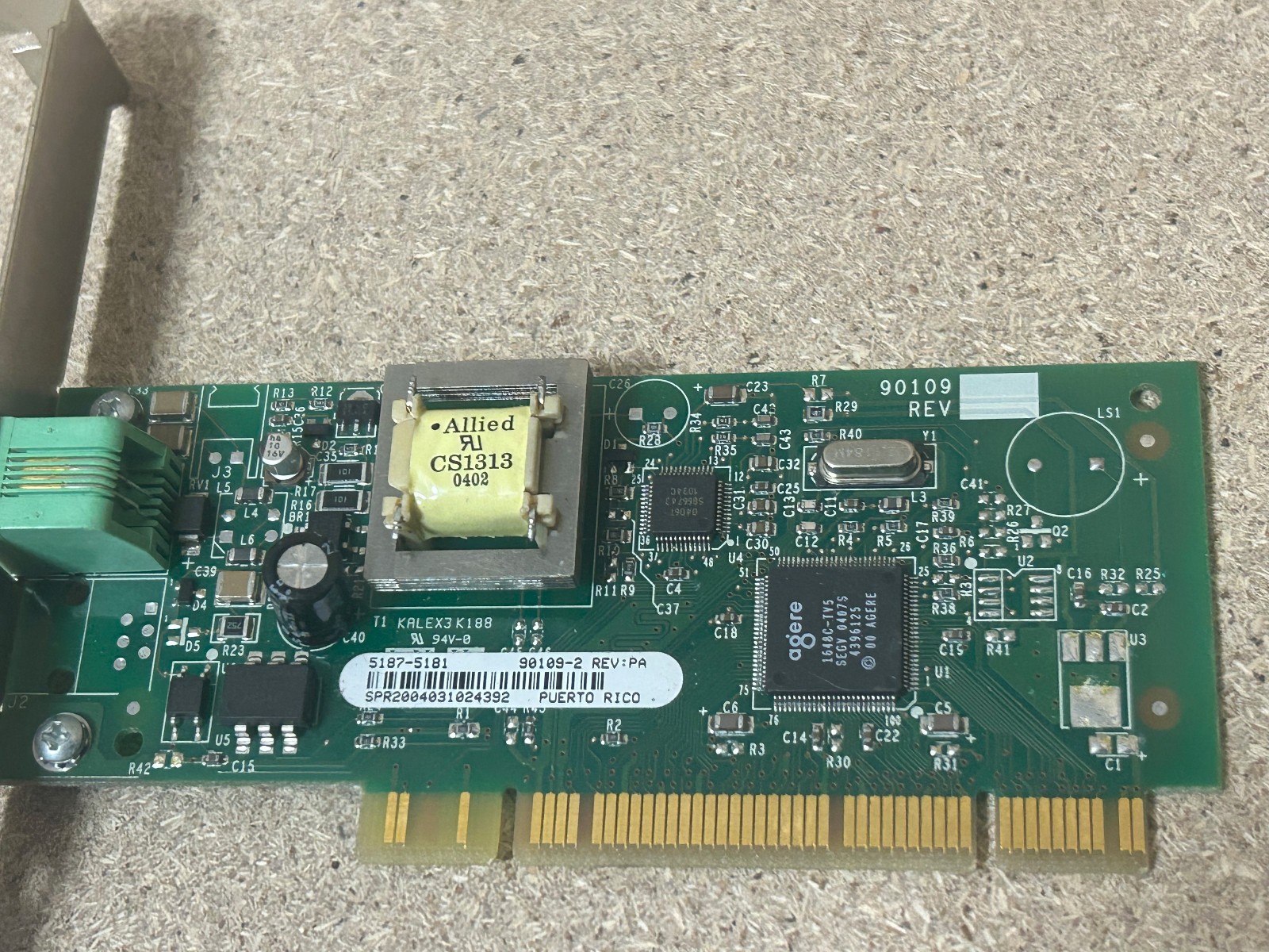 SMART MADULAR TECH INC 1 Port Low Profile PCI 10/100 Mbps Ethernet 90109-2
