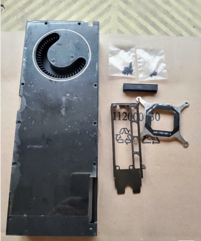 Heatsink Cooling Fan Kit (Fan Included) for Nvidia PNY RTX A6000 NO graphic card