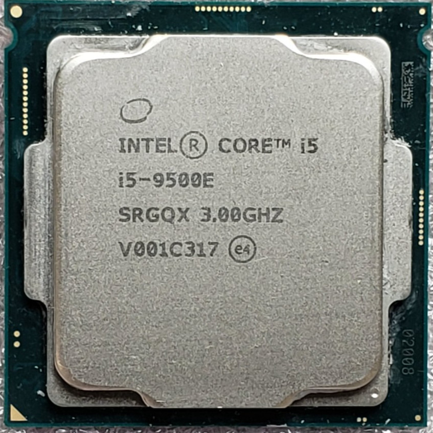 Intel Core i5-9500E SRGQX 3.00GHz 6 Core 9MB LGA-1151 CPU Processor
